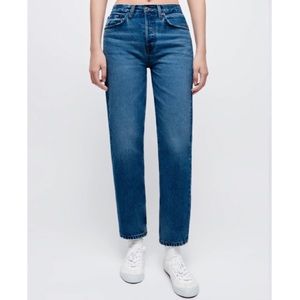 NWT Re/Done Extra Stretch Mid Rise Stove Pipe 24